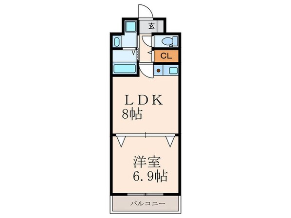 リ－ド大手町の物件間取画像